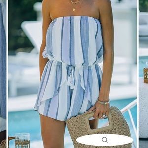 VICI collection Splish Splash Blue Romper!